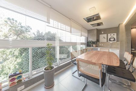 Varanda da Sala de apartamento à venda com 3 quartos, 126m² em Vila Gertrudes, São Paulo