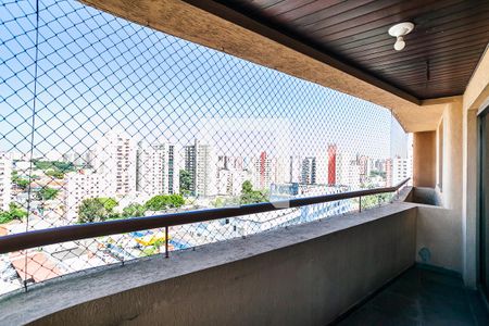 Varanda da Sala de apartamento à venda com 4 quartos, 264m² em Centro, Santo André