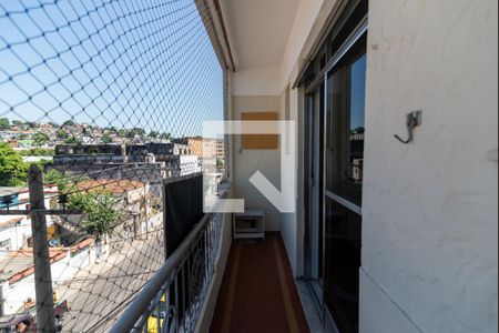 Varanda da Sala de apartamento para alugar com 3 quartos, 105m² em São Cristóvão, Rio de Janeiro