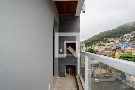Sacada com churrasqueira de apartamento para alugar com 1 quarto, 40m² em Centro, Florianópolis