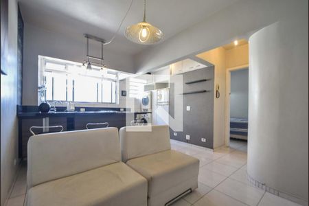 Sala de apartamento para alugar com 1 quarto, 49m² em Campo Belo, São Paulo