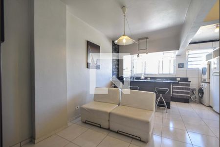 Sala de apartamento para alugar com 1 quarto, 49m² em Campo Belo, São Paulo