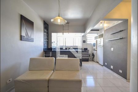 Sala de apartamento para alugar com 1 quarto, 49m² em Campo Belo, São Paulo