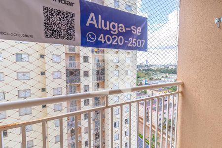 Varanda da Sala de apartamento para alugar com 2 quartos, 63m² em Jardim Maria Inês, Aparecida de Goiânia