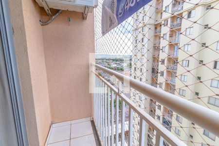 Varanda da Sala de apartamento para alugar com 2 quartos, 63m² em Jardim Maria Inês, Aparecida de Goiânia