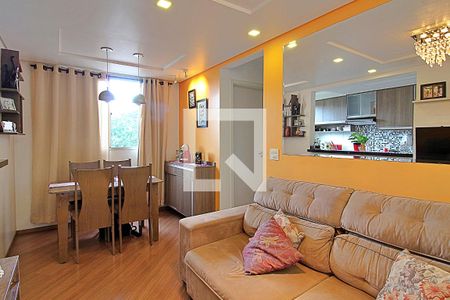 Sala de apartamento para alugar com 2 quartos, 47m² em Parque São Vicente, Mauá