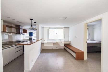 Sala de apartamento para alugar com 1 quarto, 39m² em Vila Rosa, Novo Hamburgo