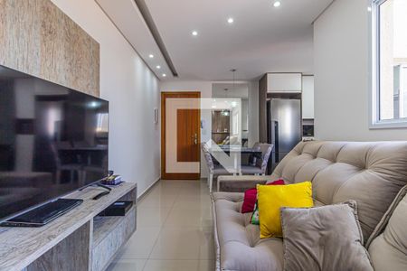 Sala de apartamento à venda com 2 quartos, 108m² em Parque Novo Oratório, Santo André