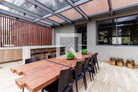 Studio à venda com 25m², 1 quarto e sem vagaChurrasqueira