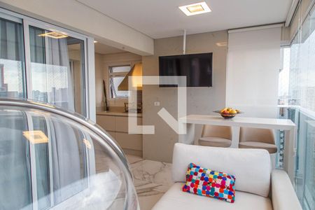 Varanda de apartamento para alugar com 3 quartos, 104m² em Vila Regente Feijó, São Paulo