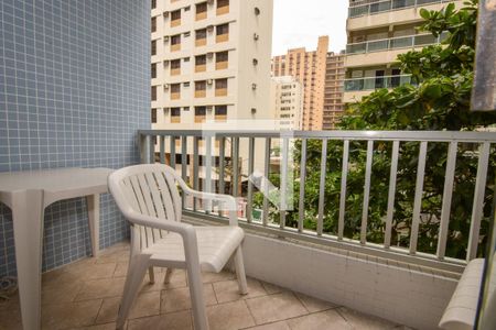 Varanda da Sala de apartamento para alugar com 2 quartos, 90m² em Barra Funda, Guarujá