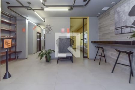 Área comum - Hall de Entrada de kitnet/studio para alugar com 1 quarto, 11m² em Vila Buarque, São Paulo