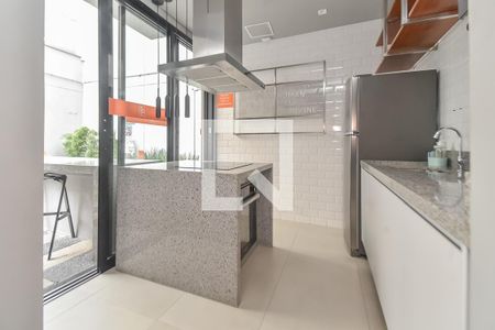 Área comum - Espaço Gourmet de kitnet/studio para alugar com 1 quarto, 11m² em Vila Buarque, São Paulo