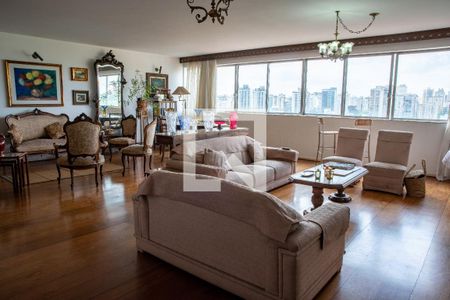 Sala de apartamento à venda com 4 quartos, 215m² em Perdizes, São Paulo