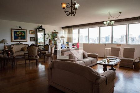 Sala de apartamento à venda com 4 quartos, 215m² em Perdizes, São Paulo