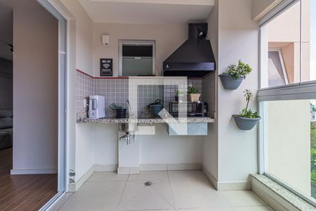 Varanda gourmet de apartamento à venda com 2 quartos, 73m² em Vila Eldízia, Santo André