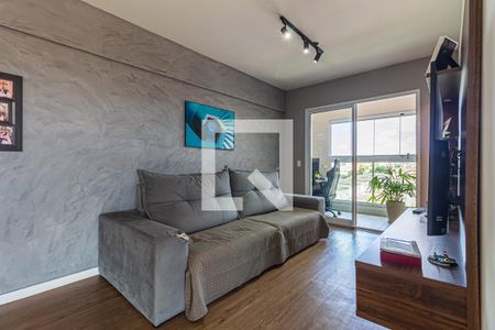 Sala de apartamento à venda com 2 quartos, 73m² em Vila Eldízia, Santo André