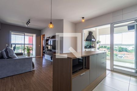 Sala de apartamento à venda com 2 quartos, 73m² em Vila Eldízia, Santo André