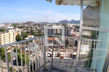 Varanda da Sala de apartamento à venda com 3 quartos, 70m² em Taquara, Rio de Janeiro