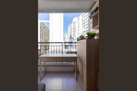 Sala de apartamento à venda com 1 quarto, 28m² em República, São Paulo