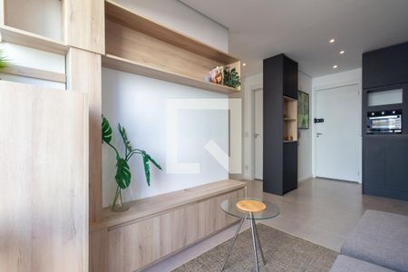 Sala de apartamento à venda com 1 quarto, 28m² em República, São Paulo