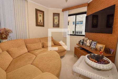 Sala de apartamento para alugar com 2 quartos, 90m² em Jardim Astúrias, Guarujá