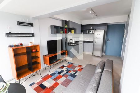 Studio para alugar com 37m², 1 quarto e 1 vagaSala Quarto Cozinha