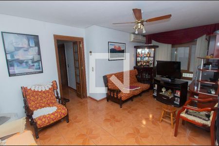 Sala 2 ambientes de apartamento à venda com 3 quartos, 106m² em Petrópolis, Porto Alegre