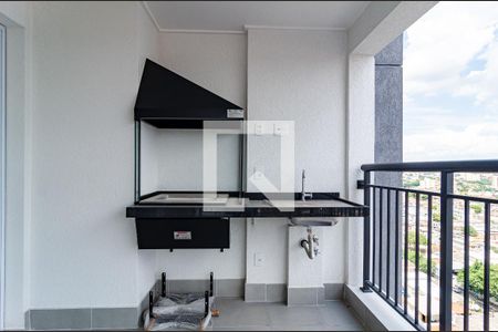 Varanda Gourmet de apartamento à venda com 2 quartos, 81m² em Vila Parque Jabaquara, São Paulo