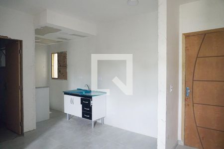 Sala/Cozinha de apartamento para alugar com 1 quarto, 35m² em Vila Fernandes, São Paulo