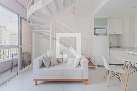 Sala de apartamento à venda com 1 quarto, 45m² em Jardim Paulista, São Paulo