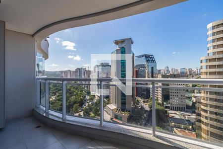 Varanda da Sala de apartamento para alugar com 2 quartos, 70m² em Empresarial 18 do Forte, Barueri