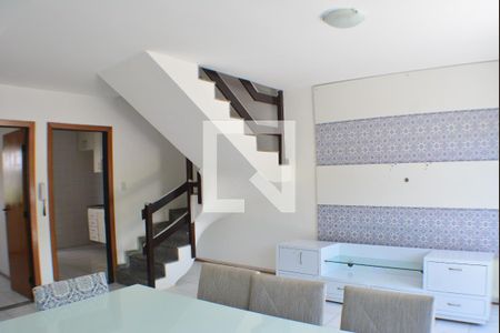 Detalhe Sala de casa de condomínio para alugar com 4 quartos, 100m² em Itapuã, Salvador