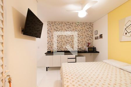 Quarto / Cozinha de kitnet/studio para alugar com 1 quarto, 20m² em Jardim Regina, São Paulo