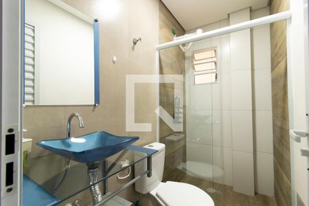 Banheiro - Torneira de kitnet/studio para alugar com 1 quarto, 18m² em Jardim Regina, São Paulo