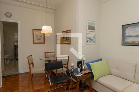 Sala de apartamento à venda com 4 quartos, 126m² em Copacabana, Rio de Janeiro