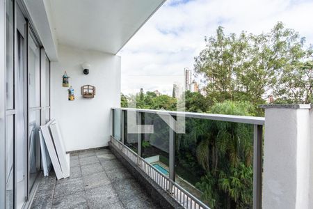 Varanda da Sala de apartamento à venda com 3 quartos, 130m² em Vila Andrade, São Paulo