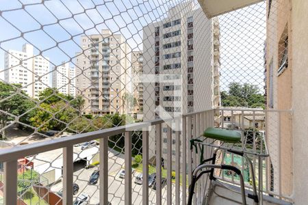 Varanda  de apartamento à venda com 2 quartos, 98m² em Jardim São Savério, São Paulo