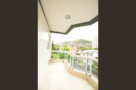 Varanda da sala de apartamento para alugar com 2 quartos, 70m² em Vicente de Carvalho, Rio de Janeiro