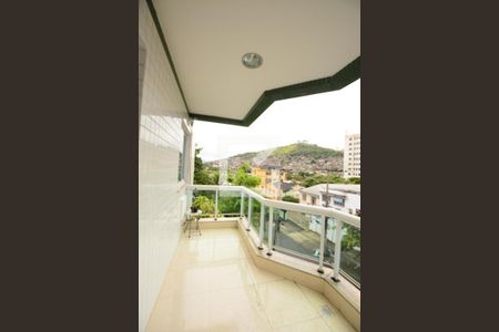 Varanda da sala de apartamento para alugar com 2 quartos, 70m² em Vicente de Carvalho, Rio de Janeiro
