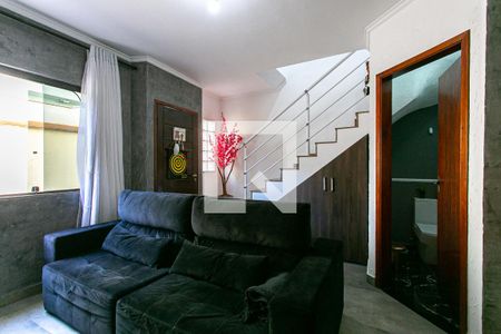 Sala de casa de condomínio à venda com 2 quartos, 59m² em Chácara Seis de Outubro, São Paulo