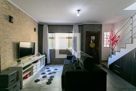 Sala de casa de condomínio à venda com 2 quartos, 59m² em Chácara Seis de Outubro, São Paulo