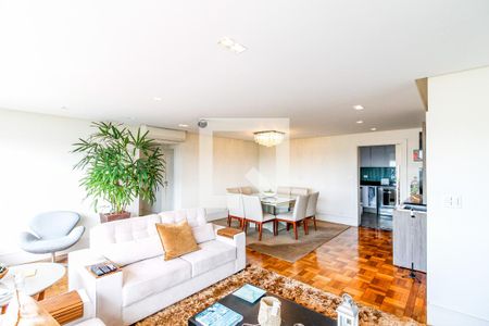 Sala de Estar de apartamento à venda com 3 quartos, 154m² em Santo Amaro, São Paulo