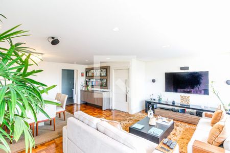 Sala de Estar de apartamento à venda com 3 quartos, 154m² em Santo Amaro, São Paulo