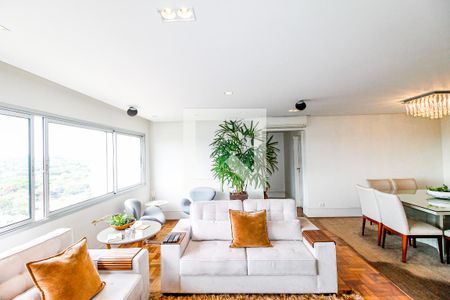 Sala de Estar de apartamento à venda com 3 quartos, 154m² em Santo Amaro, São Paulo