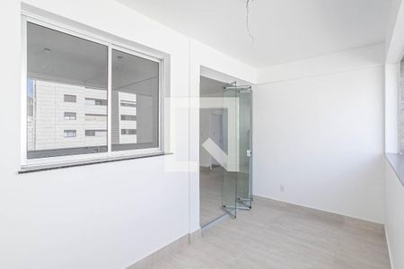 Varanda da sala de apartamento para alugar com 3 quartos, 104m² em Buritis, Belo Horizonte