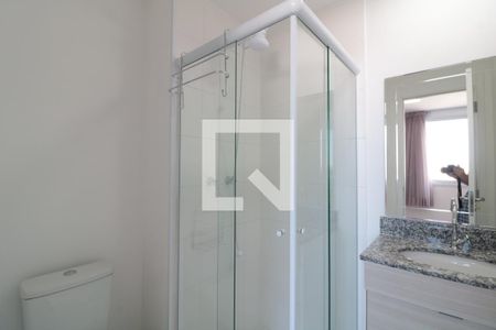 Banheiro de kitnet/studio para alugar com 1 quarto, 19m² em Brás, São Paulo