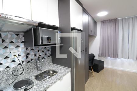 Studio para alugar com 19m², 1 quarto e sem vagaCozinha 