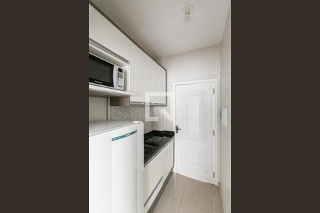 Cozinha de apartamento para alugar com 1 quarto, 24m² em Centro Histórico, Porto Alegre
