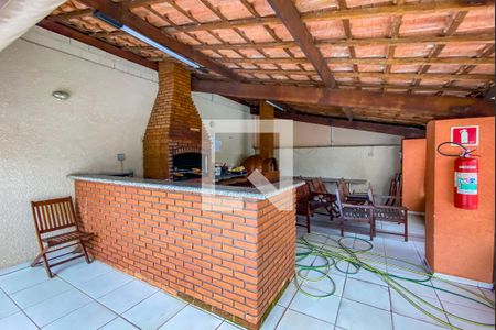 Área comum - Churrasqueira de apartamento para alugar com 2 quartos, 50m² em Vila América, Santo André